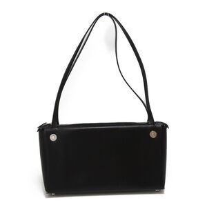 Hermes Serie Bag Shoulder Bag Leather Black